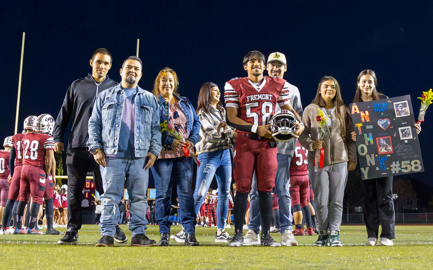 Fremont Senior Martinez Mora and Family