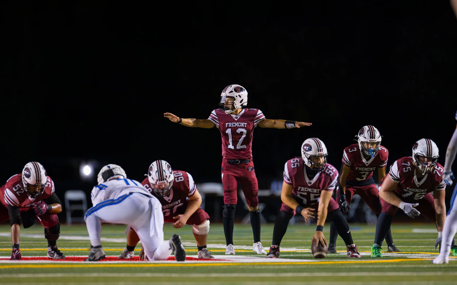 Fremont QB running the offense