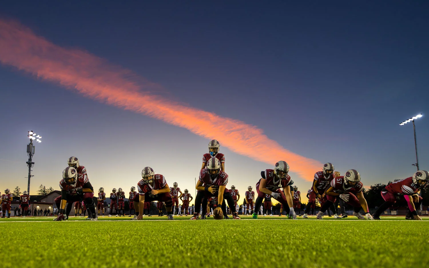 Pregame offensive drills