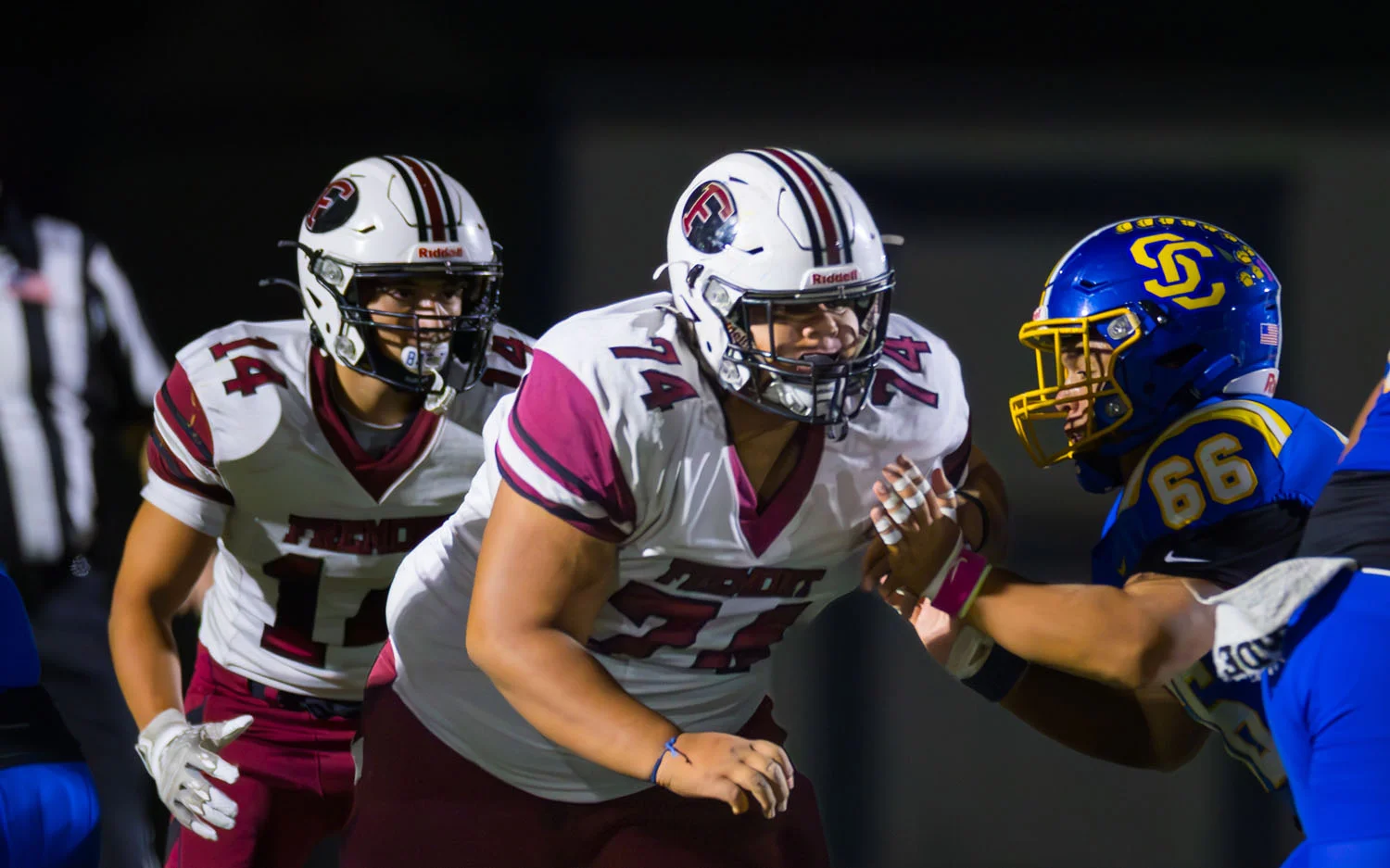 Olineman protecting the QB